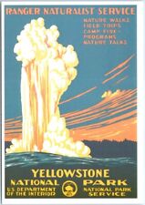 Postcard Ranger Naturalist Service Yellowstone National Park USA North America picture