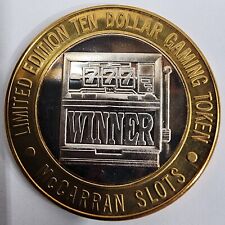 McCarran International Airport $10 999 Fine Silver Limited Edition Gaming Token picture