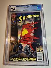 Superman #75 CGC 9.6 (1992) Death of Superman, Death of Doomsday picture