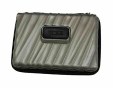 Tumi for Delta One Amenity Kit Mini Hard Shell Grey Travelers Toiletry Case picture