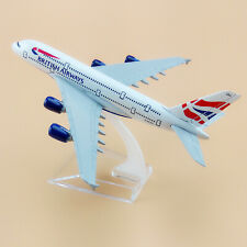 British Airways Airbus A380 Airlines Airplane Model Plane Metal Aircraft 16cm picture