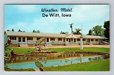 DeWitt IA-Iowa, the Winsther Motel, Advertising, Vintage Souvenir Postcard picture