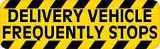Delivery Vehicle Frequently Stops Magnet Car Truck Vehicle Magnetic Sign picture
