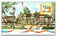 Surrey's Down Main Street Six Flags Fort Worth TX UNP Chrome Postcard U5 picture