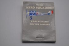 Vintage Matchbook 94th Aero Squadron Restaurant Devner Airport picture