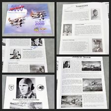 2000 AIR EXPO Program With WWII Pilots AUTOGRAPHS Lot STORK Kappeler HOPSON More picture