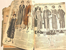Vintage 1925 Montgomery Ward Catalog Fashion homegoods sewing furniture picture