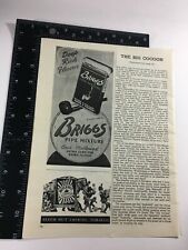 Original Print Ad 1947 Briggs Pipe Mixture Beech-nut Tobacco Vintage Art  picture