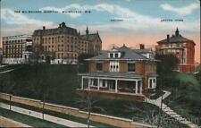The Milwaukee Hospital-Rectory-Layton Home,WI Kropp Wisconsin Postcard Vintage picture