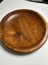 Vintage Paul  Andrews Hand Turned Signed Wood Bowl 2007  Solid Cherry Rare picture