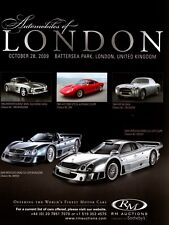 RM Sotheby's Automobiles of London Auction 2009 Original A4 Print Ad C297 & R297 picture