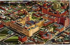 Vintage Postcard Chicago, IL-Illinois, Aerial View Cook County Hospital  picture