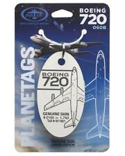 Boeing Aircraft Company 720-060B Tail #N7381 Real Aluminum Plane Skin Bag Tag picture