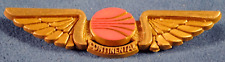 Vintage Continental Airlines Collectible Junior Pilot Captain Wings, Badge picture