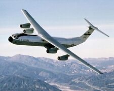 C-141 STARLIFTER IN FLIGHT US AIR FORCE 8x10 SILVER HALIDE PHOTO PRINT picture