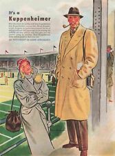 It'S A Kuppenheimer Overcoat 1940S Vtg Print Ad 8X11 Wall Poster Art picture