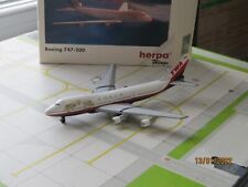 HERPA 1/500 SCALE TWA 502504 BOX MISPRINT 747-200 INSTEAD OF 747-100 picture