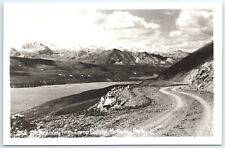 RPPC Mt. McKinley from Camp Eielson, McKinley Park AK Vintage Postcard  picture