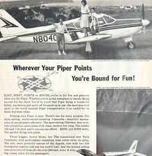 Piper Aircraft Corp Aztec Cherokee 1963 Advertisement Comanche Aviation DWCC10 picture
