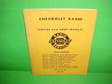 1963 CHEVROLET CORVETTE TRUCK DELCO AM RADIO GUIDE-MATIC SERVICE MANUAL ORIGINAL picture