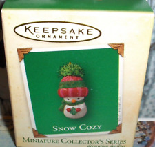 Snow Cozy`2004`This Bundled Up Snowman The 3Rd In The Series,Hallmark Ornament picture