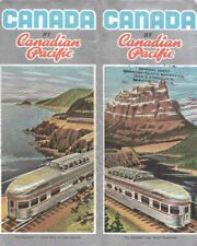 1957 Silver CANADIAN PACIFIC Railroad Travel Brochure Domed Streamliners Map picture