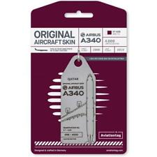 QATAR AIRWAYS AVIATIONTAG AIRBUS A340-600 A7-AGB  Aircraft Tag NEW picture