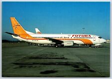 Airplane Postcard Futura Spanish Airlines Boeing 737-400 EC-4011 at Geneve DQ2 picture