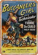 Metal Sign - Buccaneer's Girl (1950) - Vintage Look picture