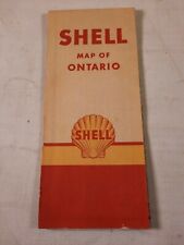 Vtg Shell road map map of Ontario Canada  picture
