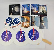 Misc Lot Of Vintage NASA Memorabilia- Photos, JUNO, Hand Fans picture