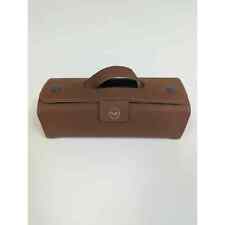Lufthansa Business Class Lt Brown Faux Leather Amenity Suitcase Pouch picture