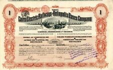 Cairo Electric Railways and Heliopolis Oases Co. - Foreign Stocks picture