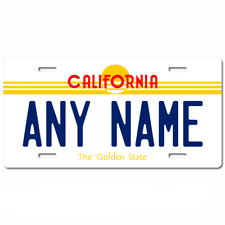 Personalized California License Plate for Bicycles, Kid's Bikes, Cars Ver 2 picture