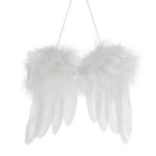 Package of 6 White Marabou 4-1/2