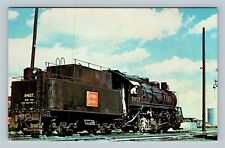 Canadian National's 0-8-0 Switcher, Number 8407, Vintage Postcard picture