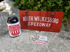North Wilkesboro Speedway Retro Fan Club lot. 2 Keychains, Can Cooler, and Tag  picture