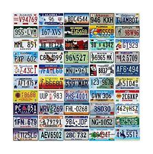 - 50 US States License Plates Set - Replica of Real USA Metal USA car Plates picture