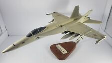 McDonnell Douglas F/A - 18 Hornet Wood Model Airplane United States Navy  picture