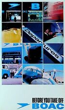 BOAC Before You Take Off Booklet 1971 Airlines Flight picture