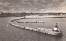 VTG Gdynia Breakwater View MS Batory Voyage 1936 Photo Snapshot Ship Ocean Liner picture