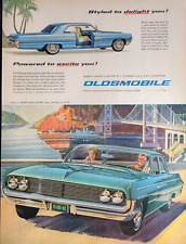 1962 OLDSMOBILE Ninety-Eight Super 88 Dynamic 88 F-85 Starfire Vintage Print Ad picture