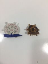 Unlimited Hydroplane 1956 Seattle Seafair Skipper Pin And Bonus 1965 Pins picture