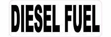 10in x 4in Diesel Fuel Vinyl Sticker Container Label Sign Decal picture