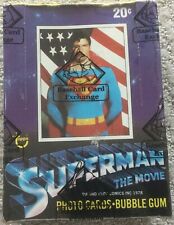 Brand-New, Original - 1978 Topps, Superman - The Movie - Wax Box - BBCE picture