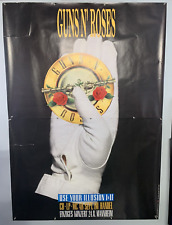 Guns N Roses Poster Huge 2 Part Geffen Promo Use Your Illusion I & II 1991   picture
