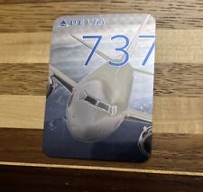 2016 Delta Air Lines Boeing 737 Aircraft Pilot Trading Card # 41 Delta picture