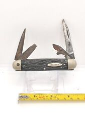 Kabar USA 3 Blade  Knife Picked Black Handles KA-BAR OLEAN N.Y. 1923-1950 *RARE* picture