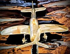 Cast Brass Corsair Airplane Sculpture picture