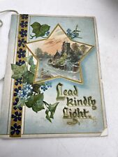 Lead, Kindly Light By Raphael Tuck & Sons Booklet Card, Lithographed Illust picture